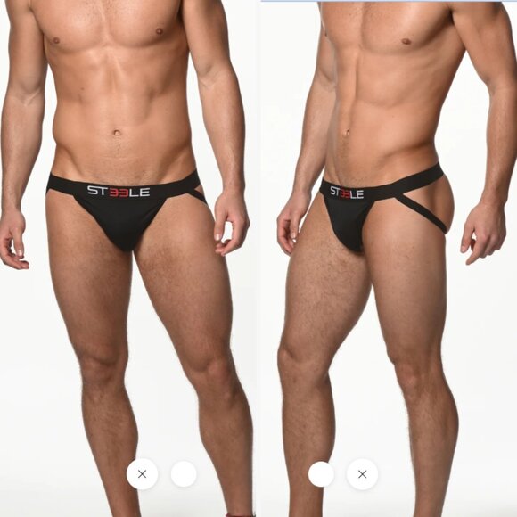 ST33LE - Black Nylon Elastane Air Mesh Sports Jockstrap (M) - Picture 2 of 7